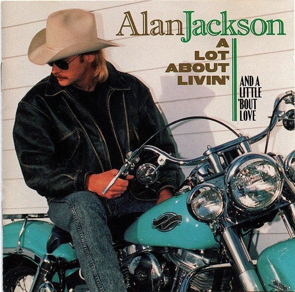 Country C.D. (1992) Alan Jackson - A Lot about Livin', Cd's en Dvd's, Inclusief boekje, Gebruikt, Ophalen of Verzenden, Album