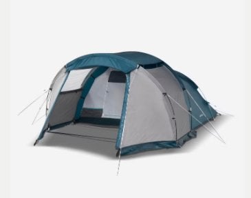 Quechua Kampeertent MH100 XXL 4 personen, Caravans en Kamperen, Ophalen, Gebruikt, Tot en met 3