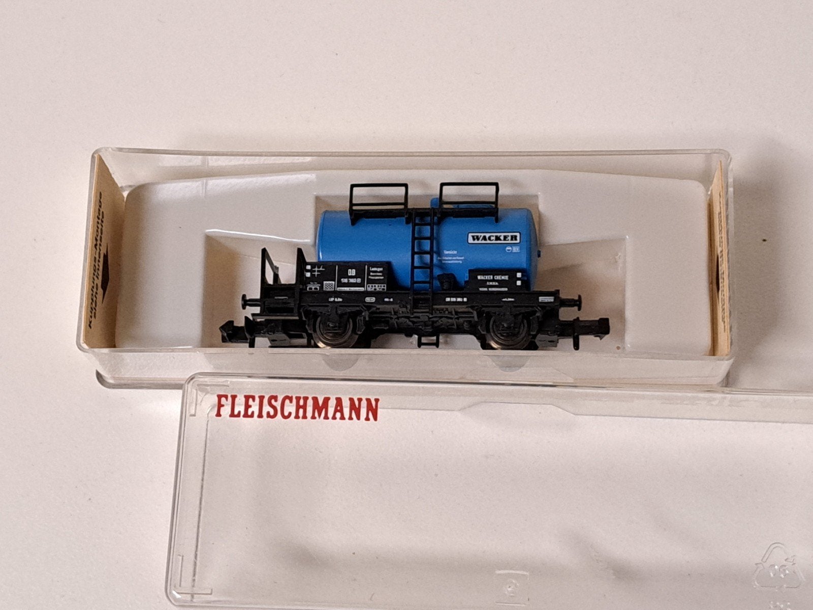 Fleischmann ketelwagon Wacker, art. 8408, Gelijkstroom, Fleischmann, Wagon, Ophalen of Verzenden