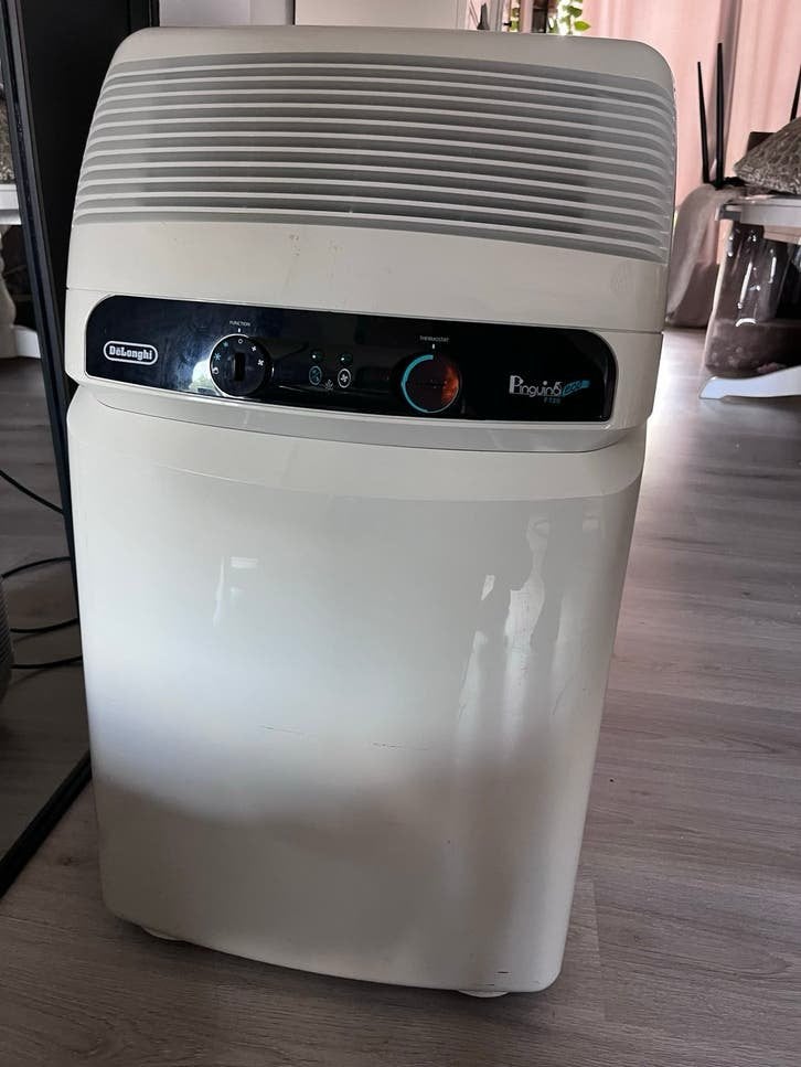 Delonghi Pinguino PAC F130 ECO Mobiele Airco, Witgoed en Apparatuur, Airco's, Gebruikt, Mobiele airco, Minder dan 60 m³, 3 snelheden of meer