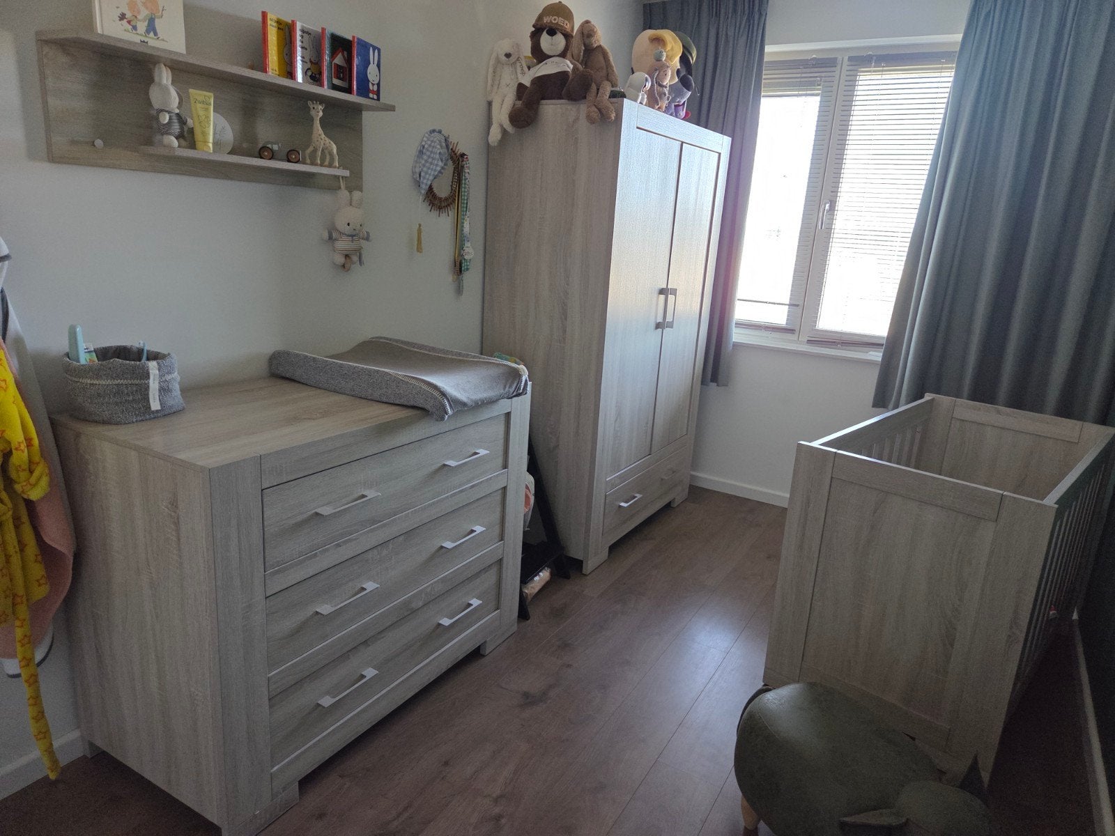 Interbaby complete kinderkamer in zeer goede staat, Ophalen, Zo goed als nieuw, Jongetje of Meisje