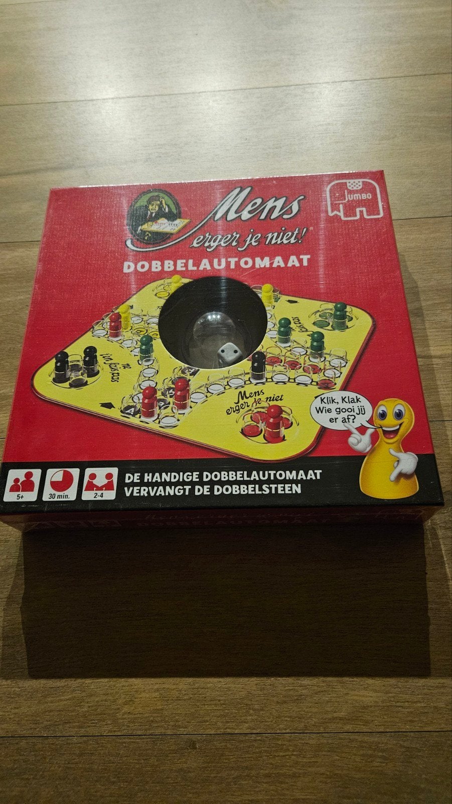 Mens erger je niet! Dobbelautomaat - Nieuw in plastic, Hobby en Vrije tijd, Gezelschapsspellen | Bordspellen, Een of twee spelers