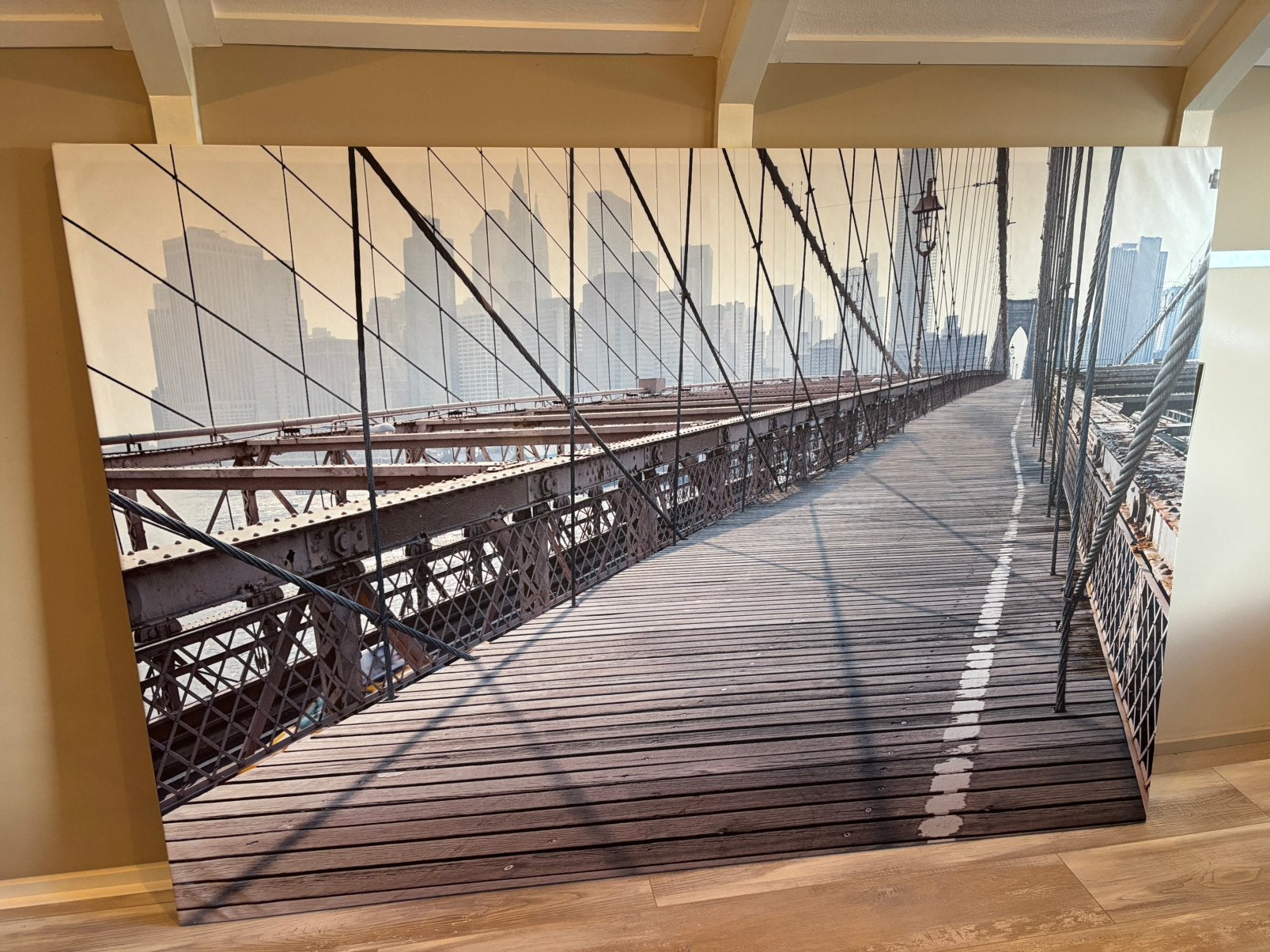 Vintage IKEA canvas print 200x140cm, Ophalen, Zo goed als nieuw, 125 cm of meer, Print