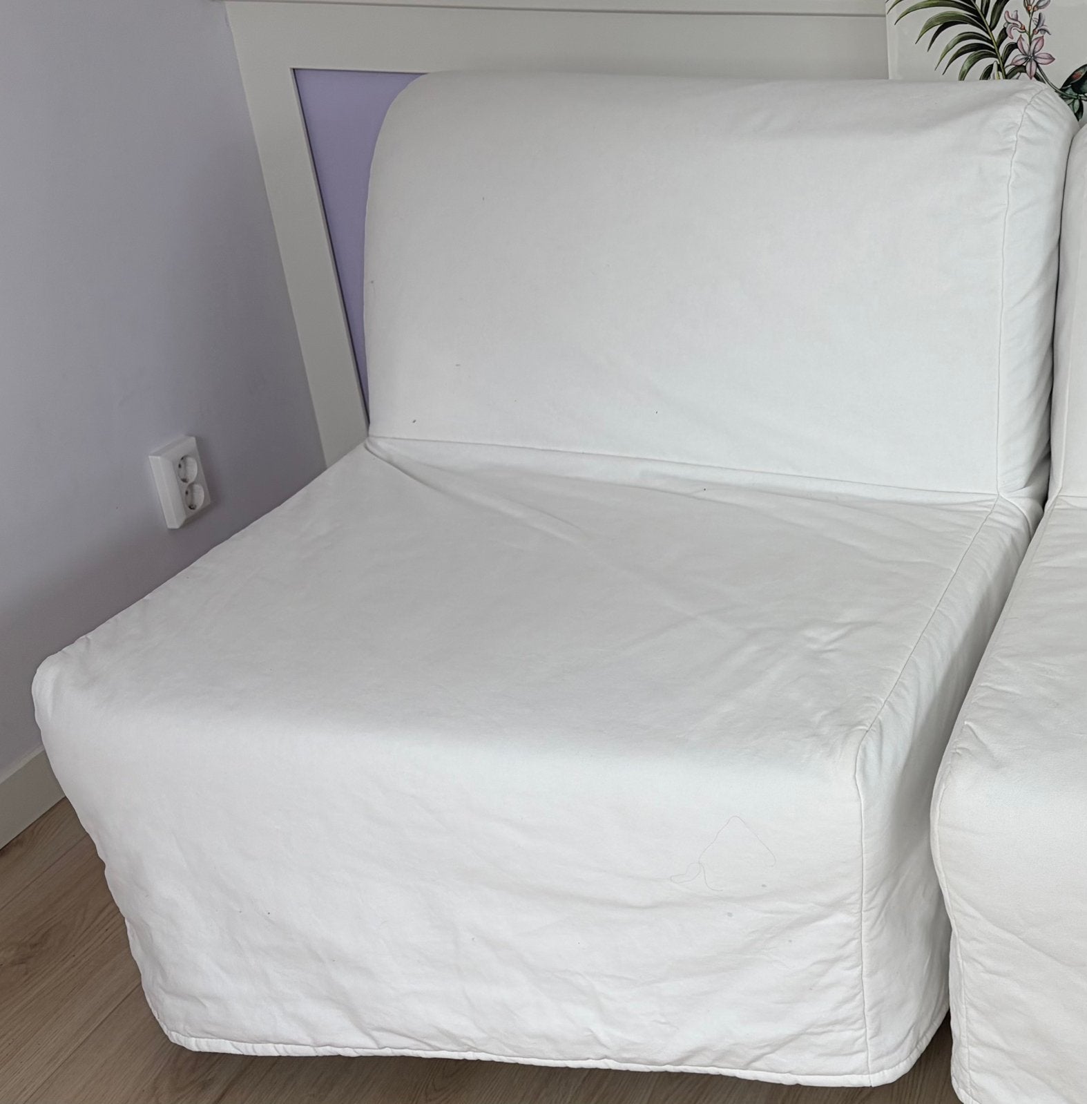 Ikea slaapstoel Lycksele Lövas, Ophalen, Zo goed als nieuw, Eenpersoons, 80 cm