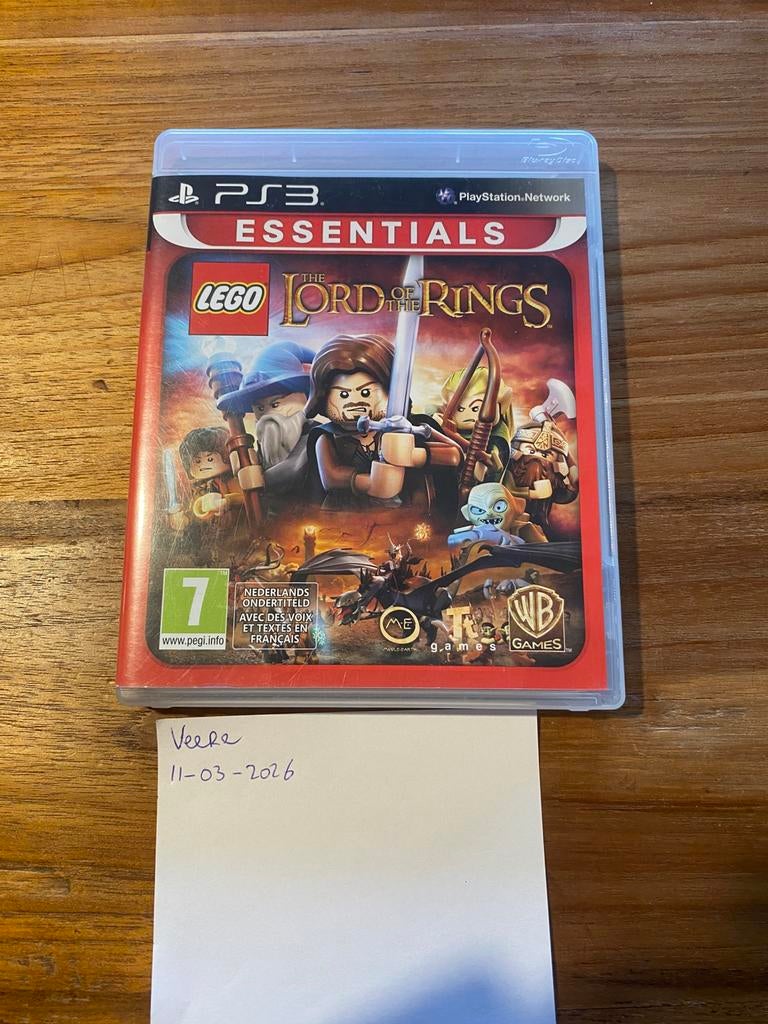 PS3 Lego Lord of the Rings, Spelcomputers en Games, Games | Sony PlayStation 3, Avontuur en Actie, Vanaf 18 jaar, 1 speler, Ophalen of Verzenden