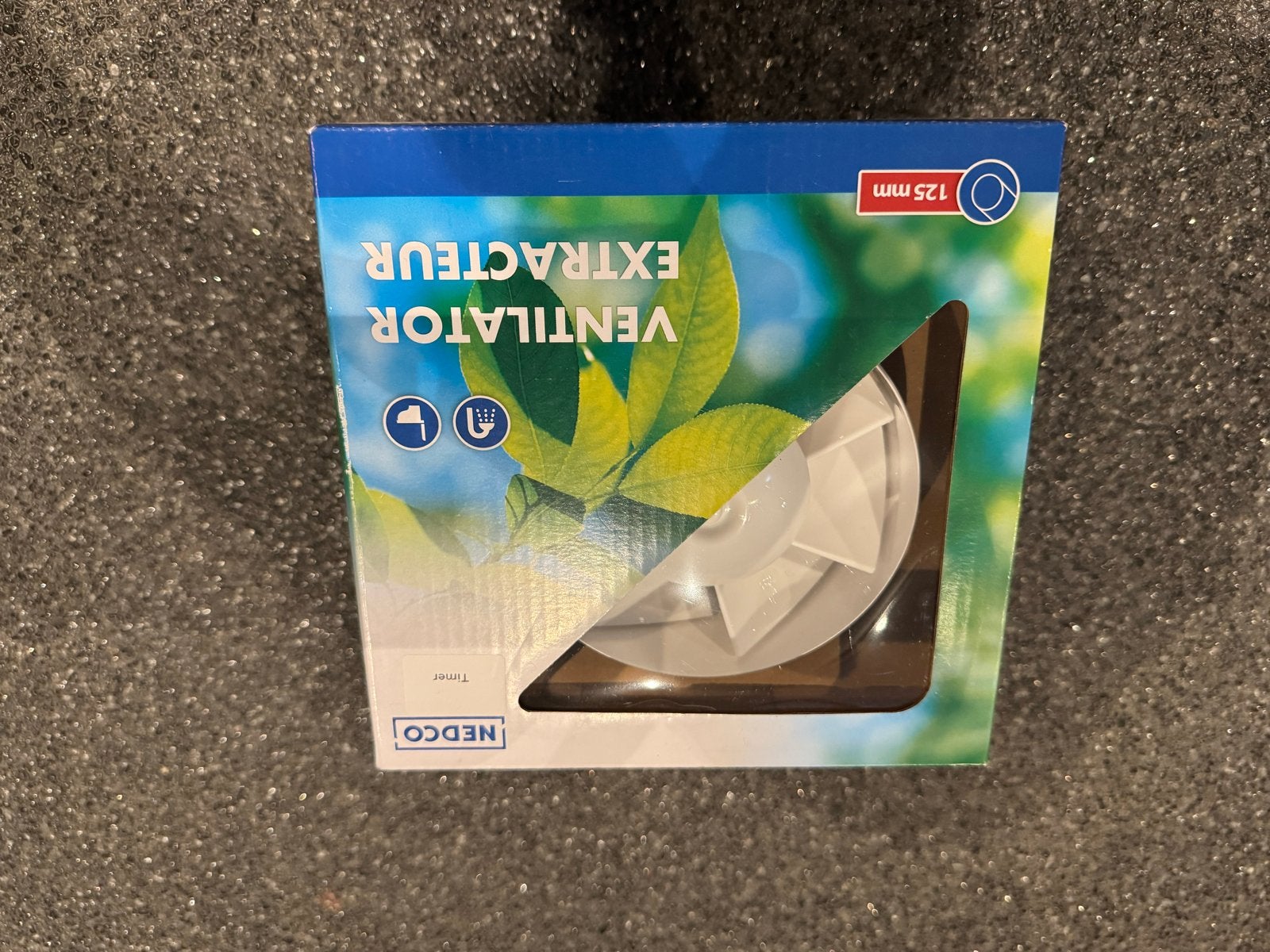 NEDCO Ventilator Extractor 125mm - Nieuw in doos, Ophalen of Verzenden, Nieuw, Ventilator en Afzuiger
