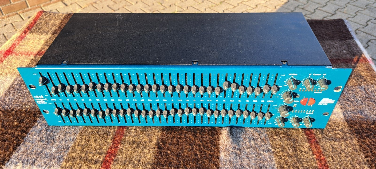 BSS FCS 966 Opal 2x31 bands grafische equalizer, Ophalen of Verzenden, Zo goed als nieuw