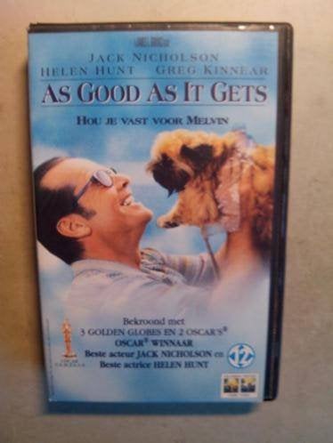 As Good As It Gets -  met Jack Nicholson - videoband, Gebruikt, Alle leeftijden, Drama, Ophalen of Verzenden