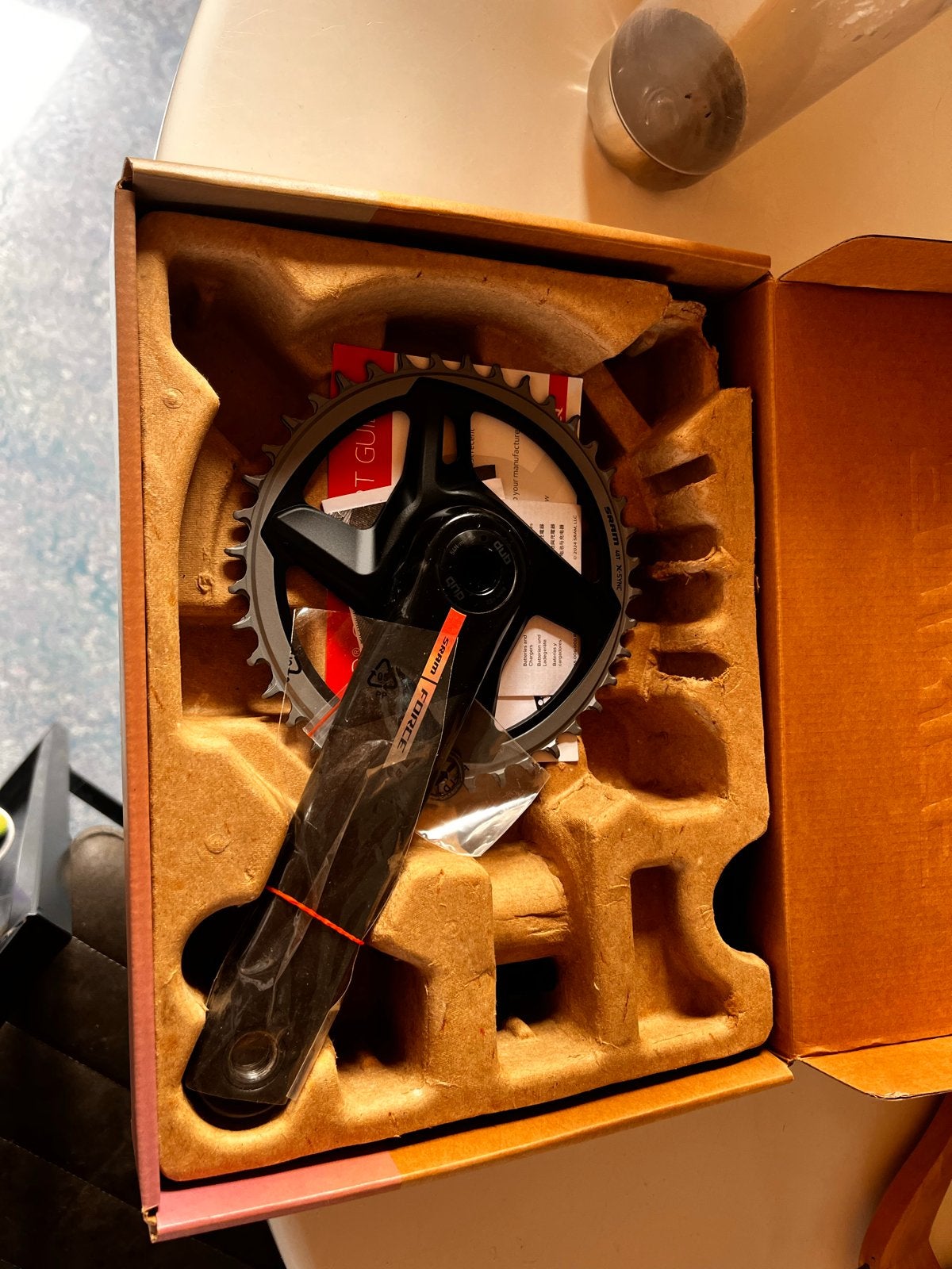 SRAM Force Crankstel met Powermeter (175mm), Ophalen of Verzenden, Nieuw, Racefiets, Crankstel of Pedalen