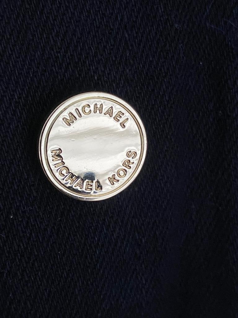 K83 Michael Kors mt XS/S=34/36 kort spijkerjasje bont zwart, Michael Kors, Zwart, Ophalen of Verzenden, Zo goed als nieuw