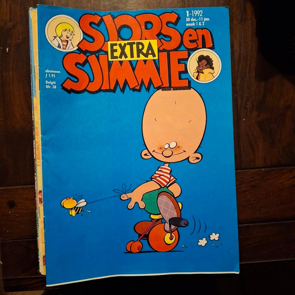 Sjors en Sjimmie complete jaargang 1992, Boeken, Gelezen, Complete serie of reeks, Ophalen of Verzenden, Sjors en sjimmie