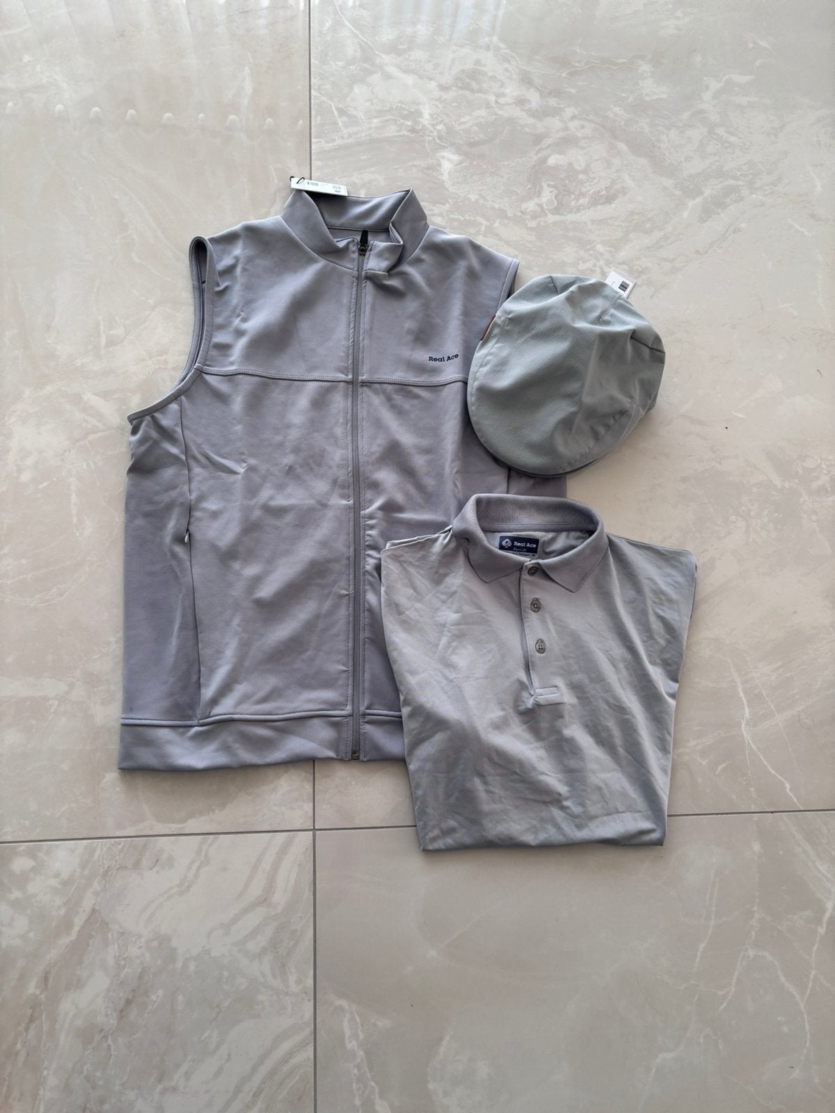 Voor 1 prijs alles weg. Diverse golf kleding van Real ace., Sport en Fitness, Ophalen of Verzenden, Nieuw, Kleding, Overige merken