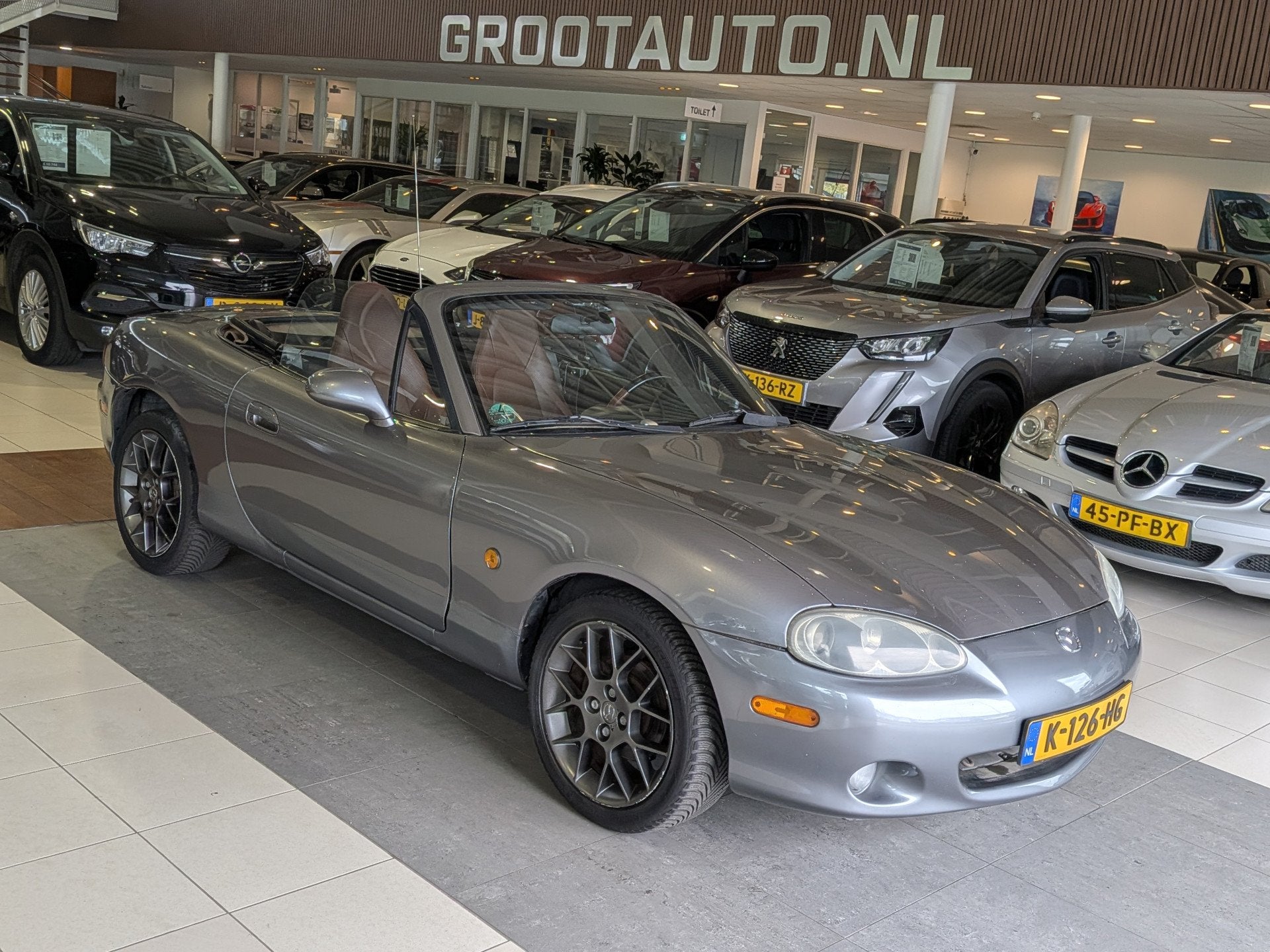 Mazda MX-5 1.6i Exclusive Restauratie Object Stuurbekrachtig, Achterwielaandrijving, 4 cilinders, Cabriolet, Handgeschakeld