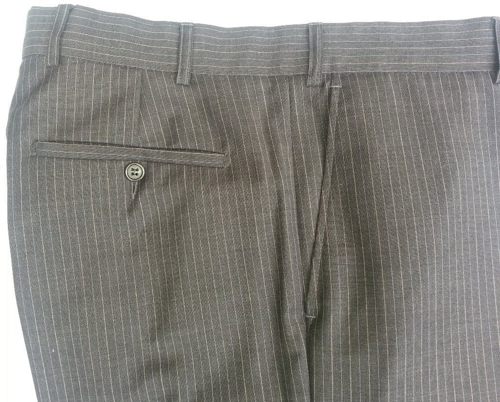 pantalon Dick Holthaus met 2 kleuren krijtstreep maat 52, Kleding | Heren, Maat 52/54 (L), Zwart, Nieuw, Ophalen of Verzenden