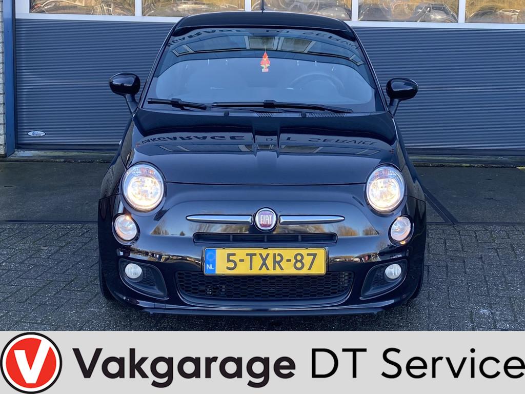 Fiat 500 0.9 TwinAir Turbo 500S, Voorwielaandrijving, Gebruikt, Leder en Stof, Origineel Nederlands