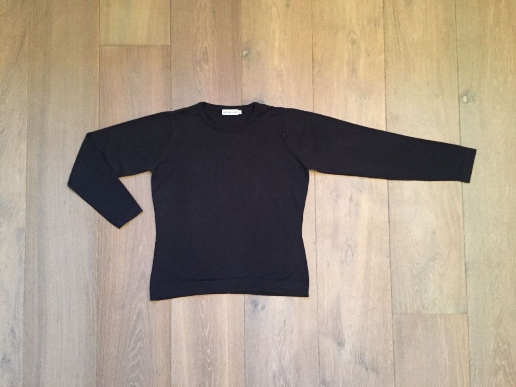 Nieuw: dun zwart katoenen truitje; merk Cottonclub mt. 40, Maat 38/40 (M), Zwart, Nieuw, Ophalen of Verzenden