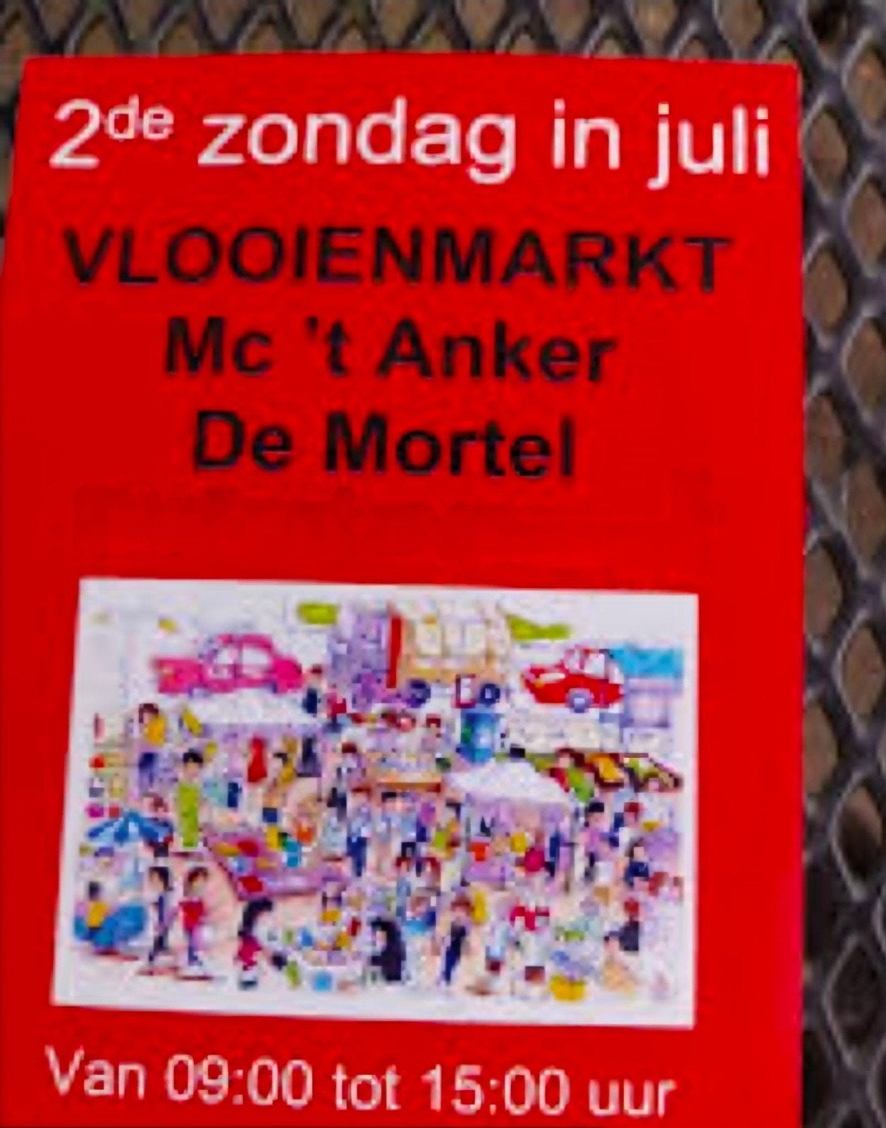 VLOOIENMARKT 12 JULI DE MORTEL, Diversen, Rommelmarktspullen, Ophalen of Verzenden
