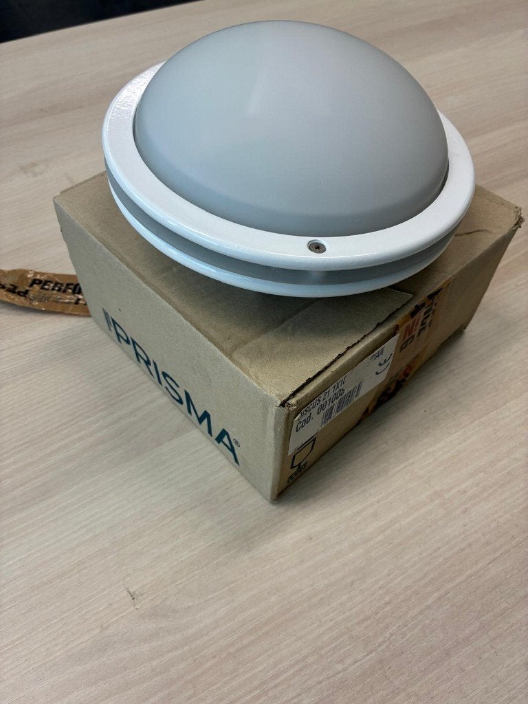 3X Prisma Plafondlamp/ massief, waterdicht (IP65) made Italy, Ophalen, Nieuw