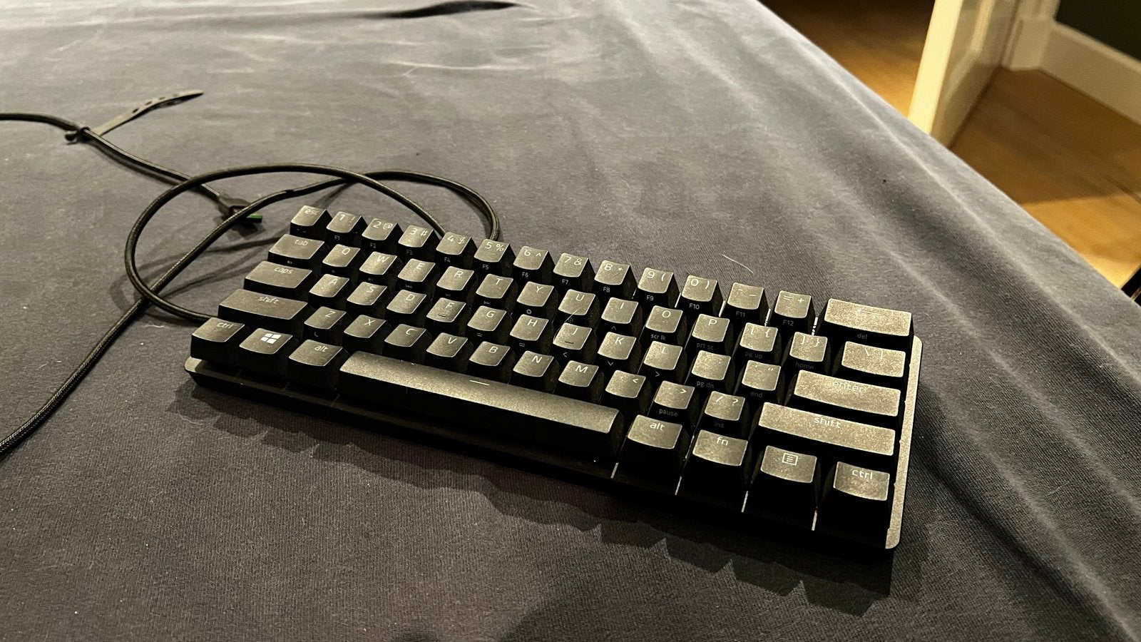 Razer Huntsman Mini - Paarse optische switches, Gaming toetsenbord, Ophalen of Verzenden, Zo goed als nieuw, Qwerty