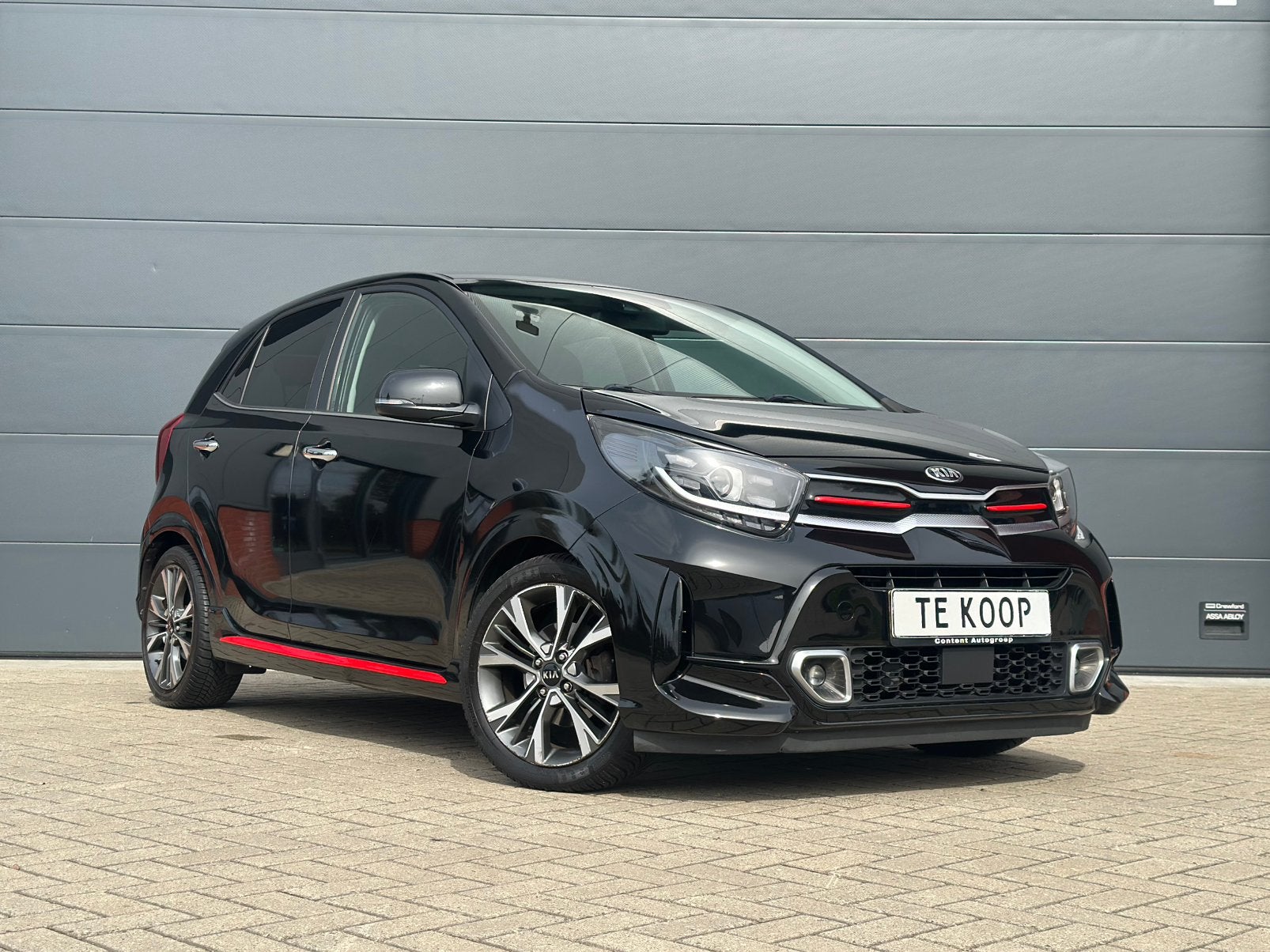 Kia Picanto 1.2 AUT 84pk GT-Line bomvol uniek inruil mogelij, 4 cilinders, Zwart, Lichtsensor, Picanto