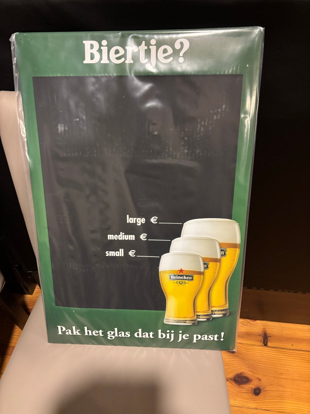 Coca-Cola en Heineken Reclameborden en Kalender 4x, Ophalen of Verzenden, Nieuw, Reclamebord