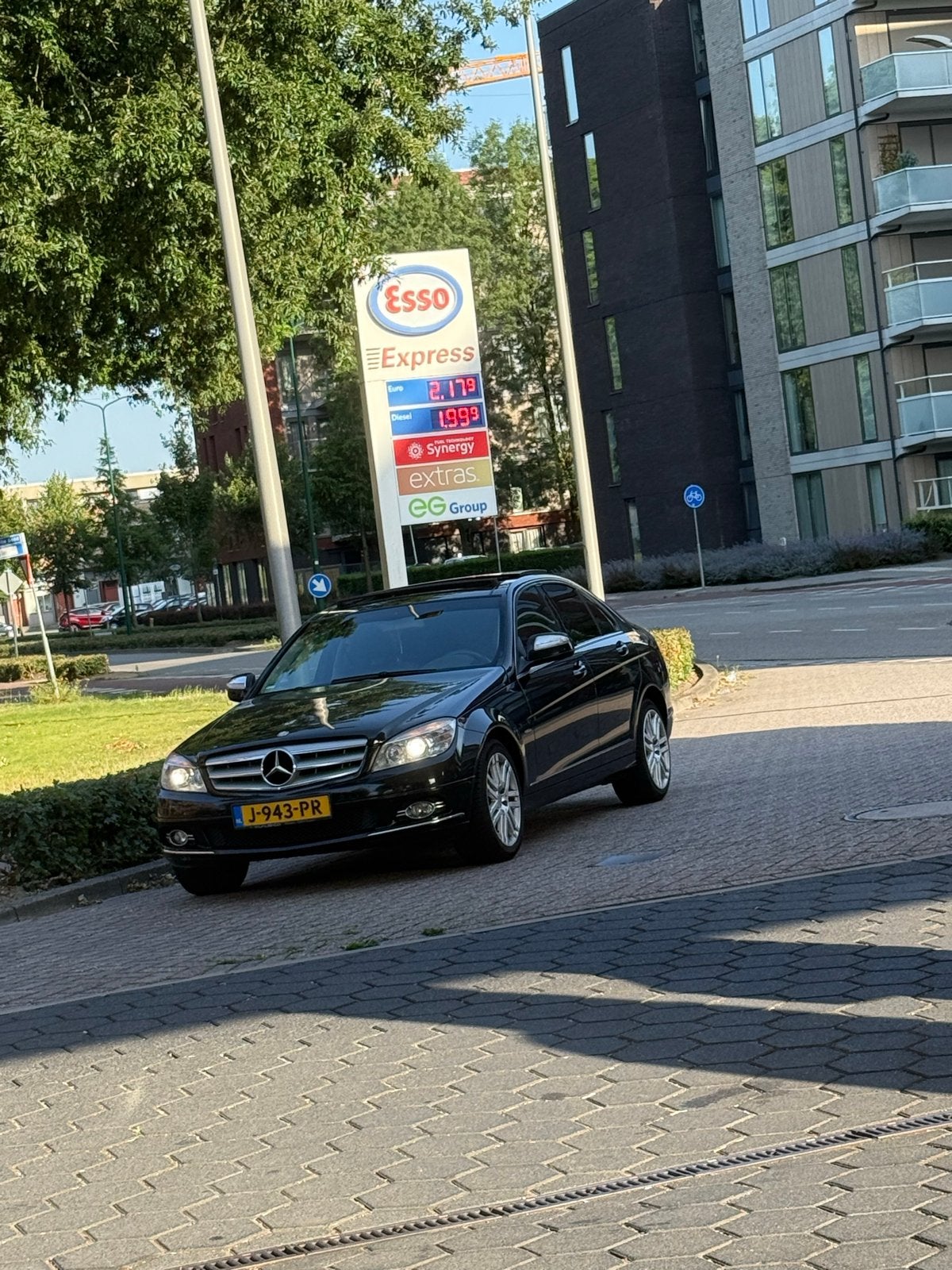Mercedes-Benz C-Klasse 1.8 C200 Kompressor Sedan AUT 2007, Auto's, Euro 5, Achterwielaandrijving, 1800 kg, Zwart