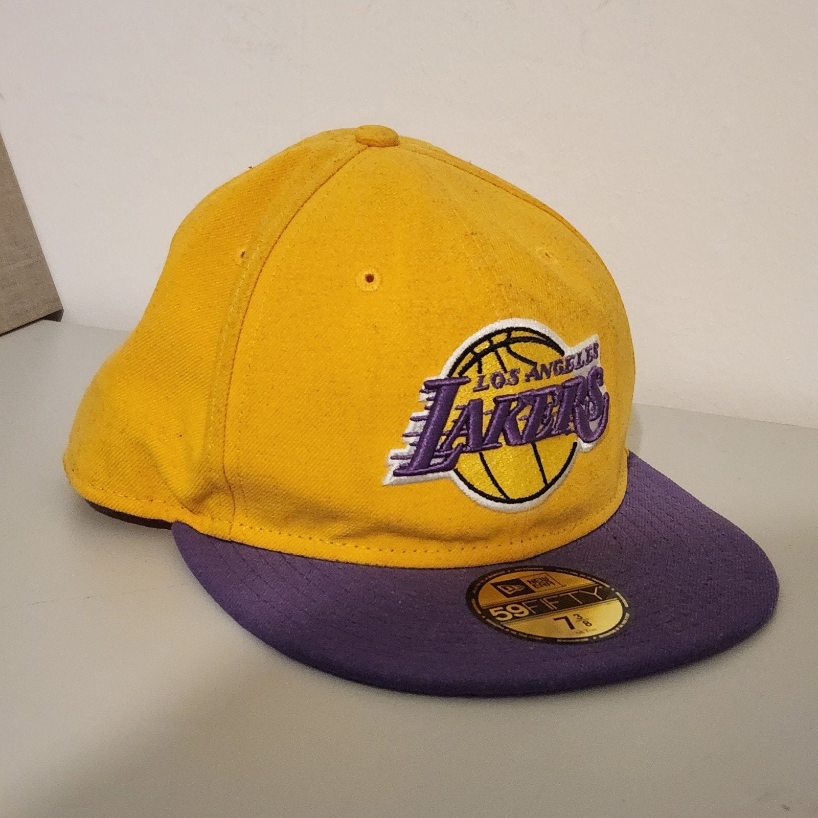 New Era NBA Los Angeles Lakers Pet - Maat 7 3/8 (58.7cm), New Era, One size fits all, Ophalen of Verzenden, Pet