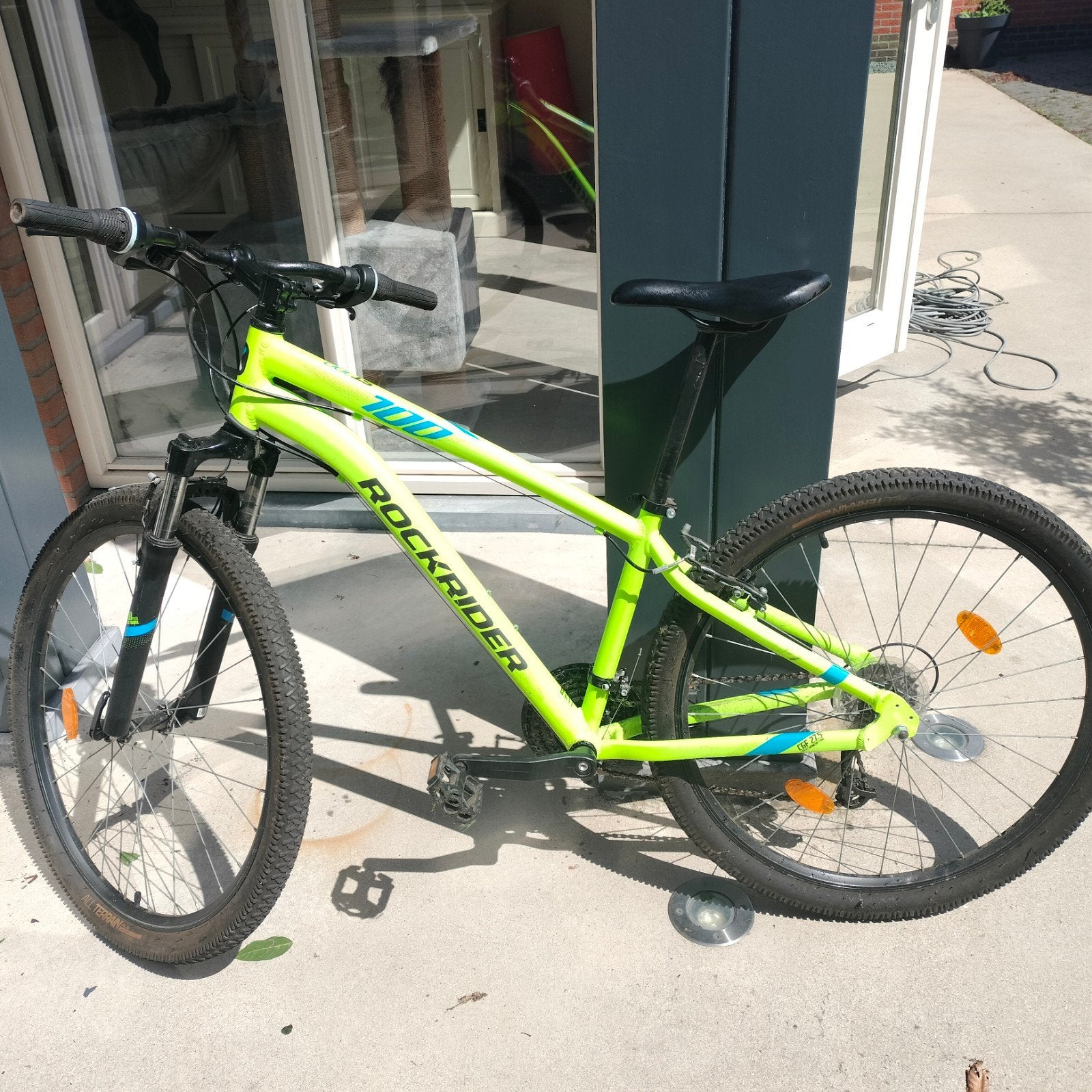 Rockrider ST 100 Mountainbike - Neon Groen, Fietsen en Brommers, Fietsen | Mountainbikes en ATB, Ophalen