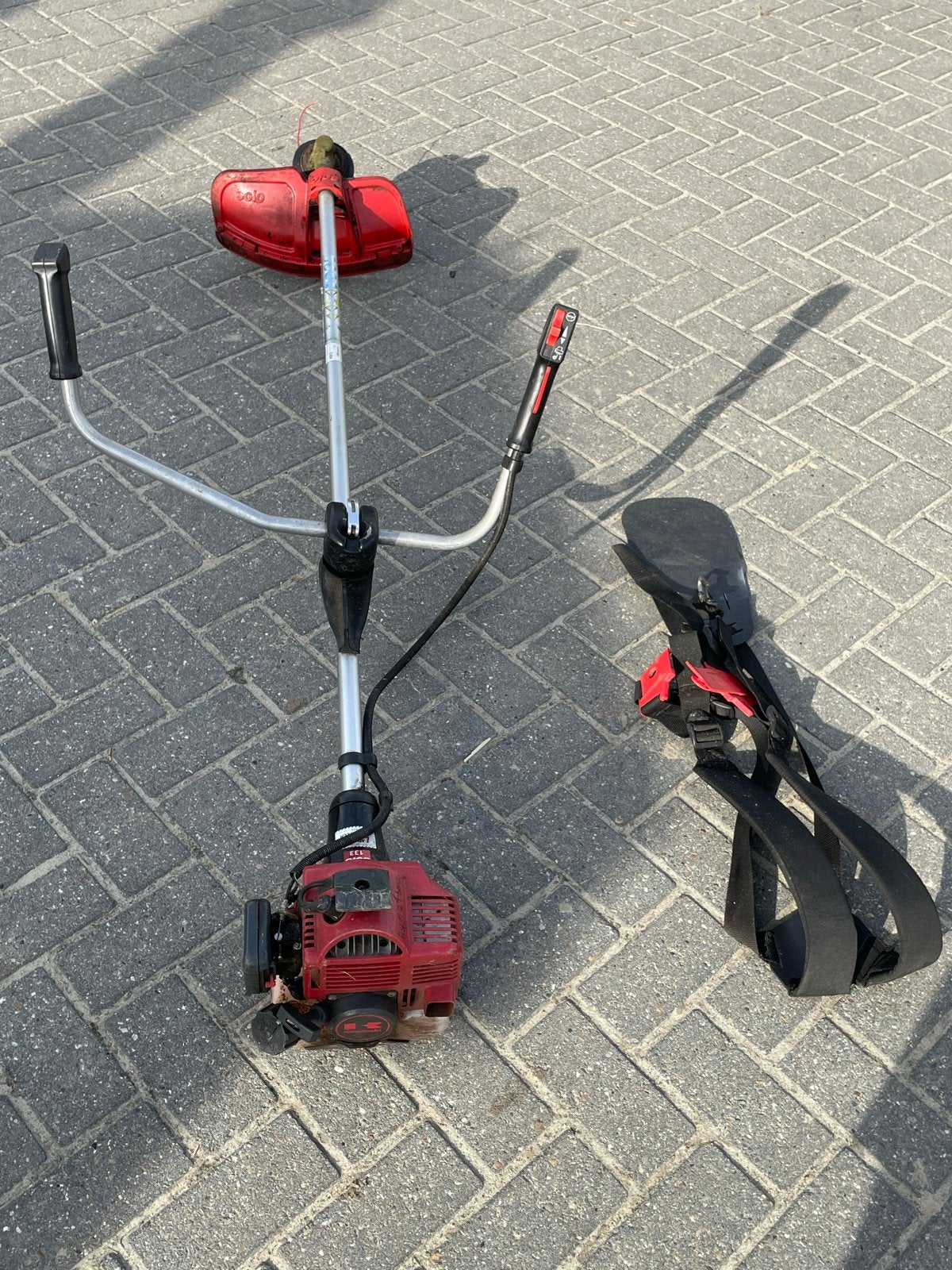 Solo 133 Bosmaaier met defect aan de aandrijfas, Tuin en Terras, Ophalen, Gebruikt, 30 tot 50 cm, Benzine