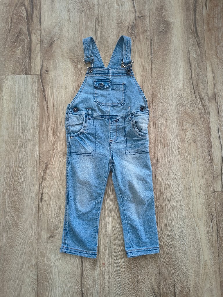 Prachtige blauwe denim salopette, 92. Just Small tuinbroek., Broek, Meisje, Onb, Ophalen of Verzenden