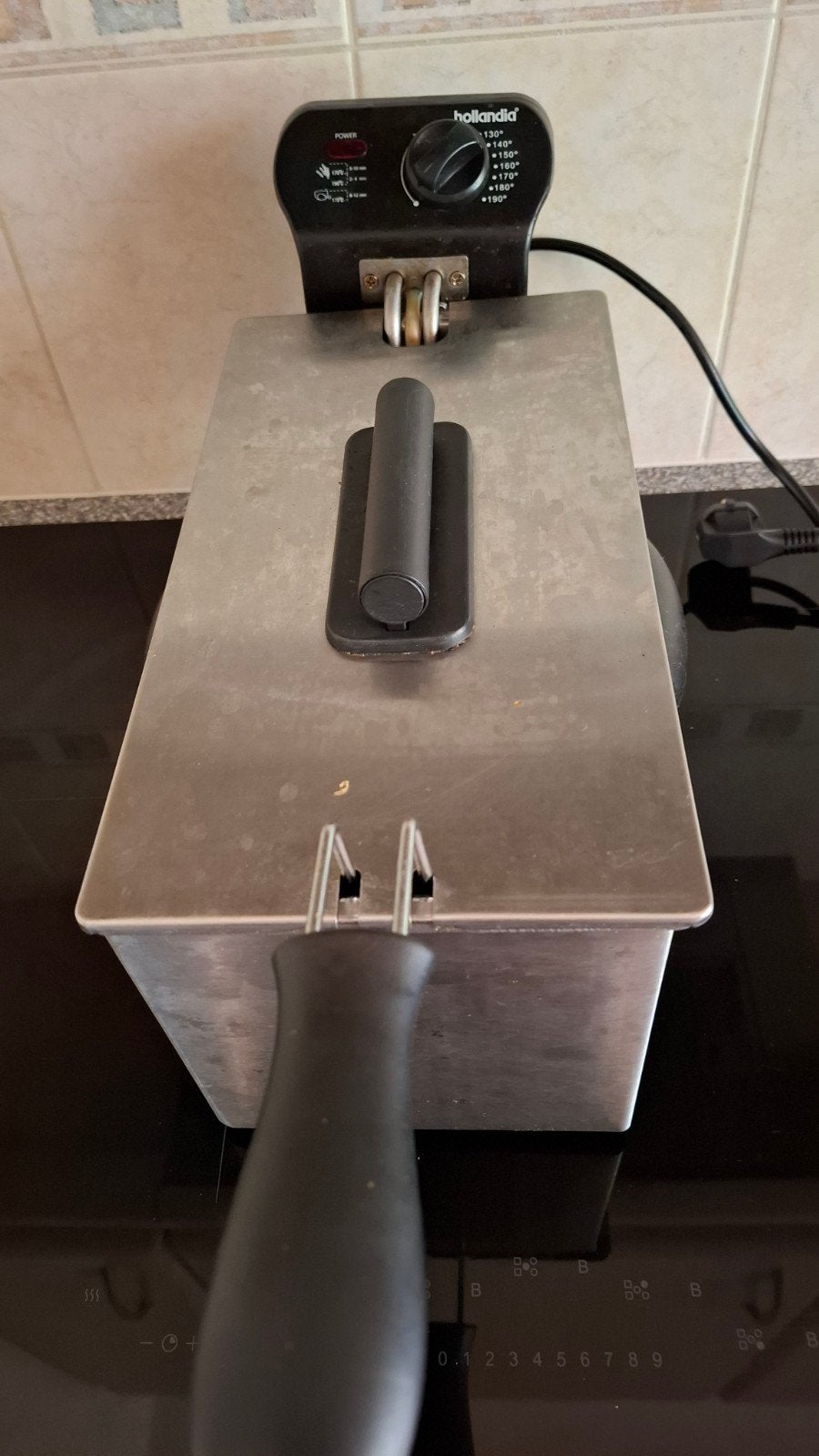 Frituurpan hollandia, Witgoed en Apparatuur, 2 tot 3 liter, Ophalen of Verzenden, Gebruikt, Uitneembare binnenpan