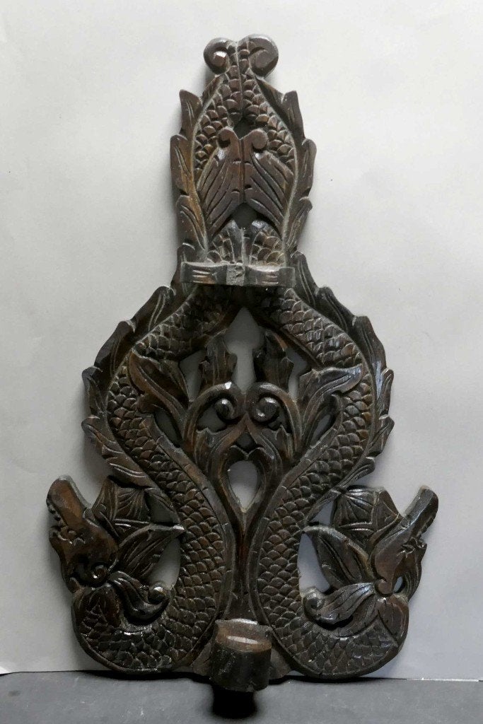 Blawong Keris BZ9 Kris houder drager Naga Pengantin paneel, Ophalen of Verzenden