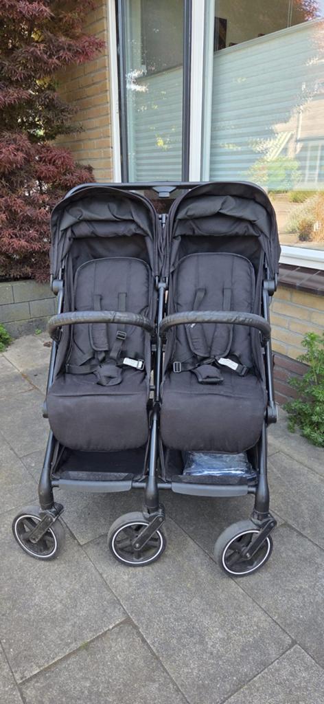 Deryan XP Twin Kinderwagen - Compleet en Vlekvrij, Gebruikt, Duowagen, Ophalen, Kinderwagen