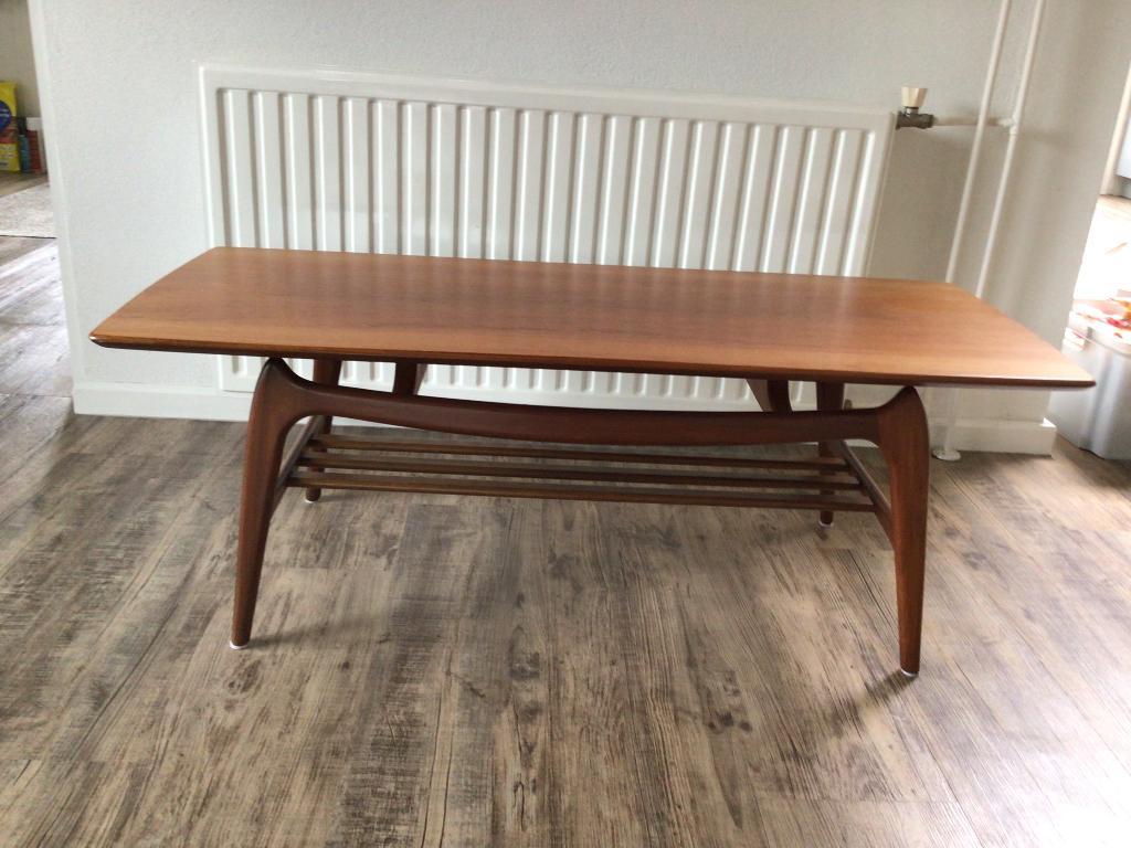 Salontafel jaren 60 Louis van Teeffelen?, Huis en Inrichting, Tafels | Salontafels, Ophalen, Gebruikt, 100 tot 150 cm, 50 tot 100 cm