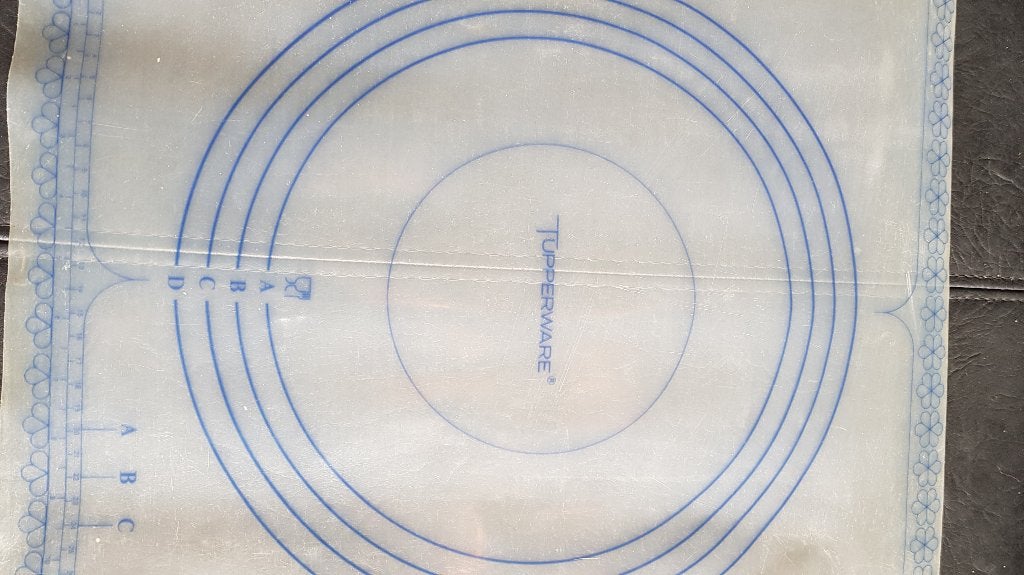 Vintage Tupperware placemat, bakmat, 1969. 7A8, Tweedehands verkoop, Tweedehands verkoop, Gebruikt, Overige typen