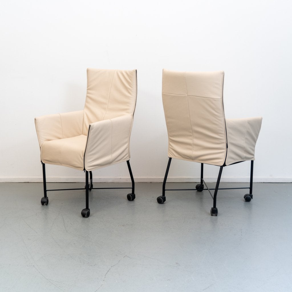 Montis Chaplin eetkamerstoelen Crême wit, Niet ingevuld, Zo goed als nieuw, Niet ingevuld, Niet ingevuld