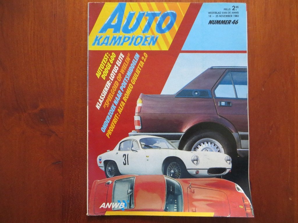 Autokampioen 46 1983 Dodge 600, Lotus Elite, Alfa Giulietta, Ophalen of Verzenden, Nieuw, Alfa Romeo