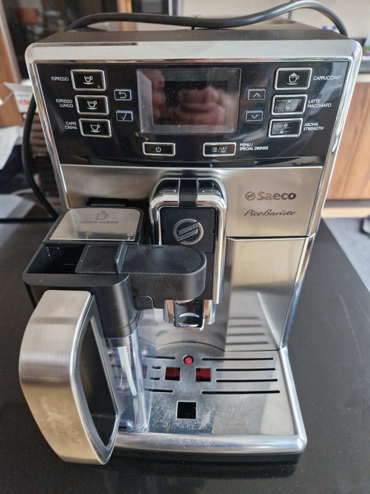 Saeco PicoBarista HD8927 - Volautomatische Espressomachine, Ophalen, Afneembaar waterreservoir, Gebruikt, Espresso apparaat