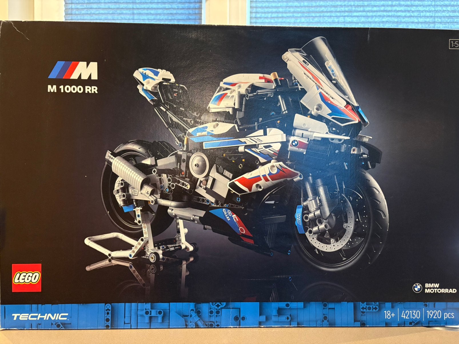 Lego 42130 bmw 1000RR motor ️, Ophalen, Zo goed als nieuw, 1:5 t/m 1:8, Motor