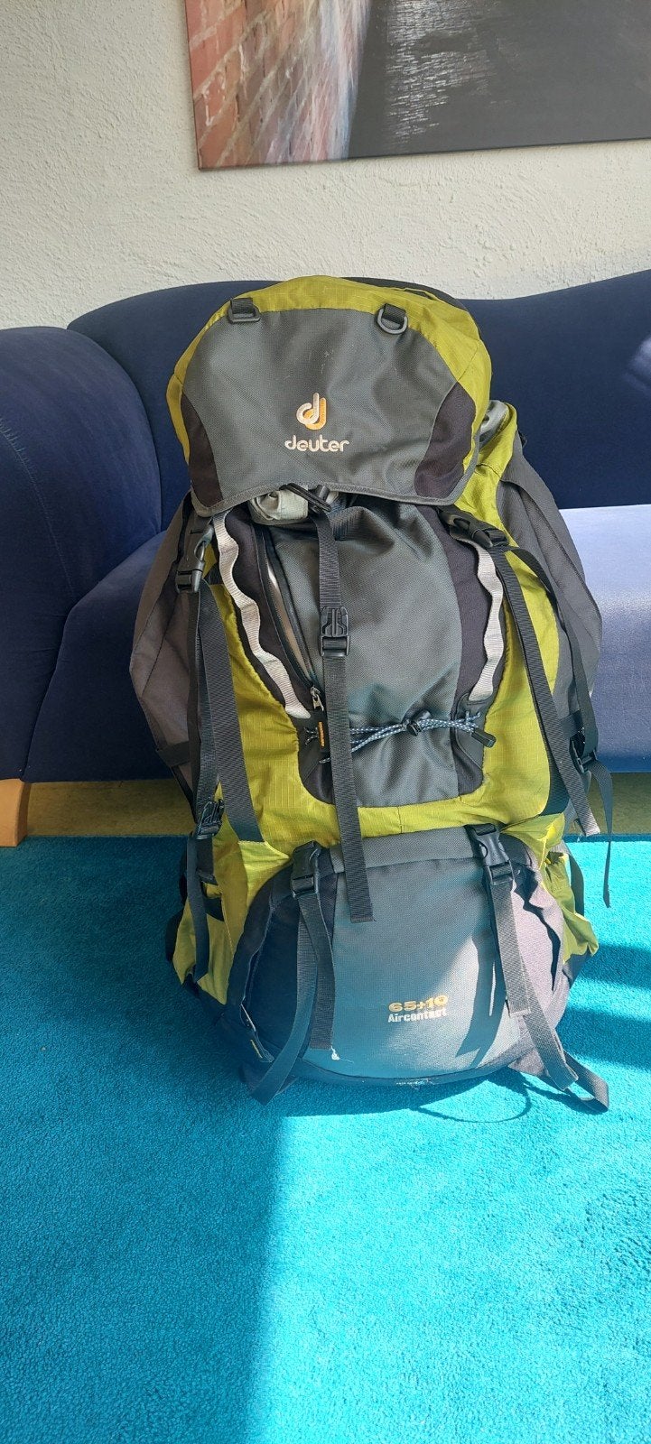 Deuter aircontact variflex rugzak 65 +10, Ophalen, Gebruikt, Rugzak