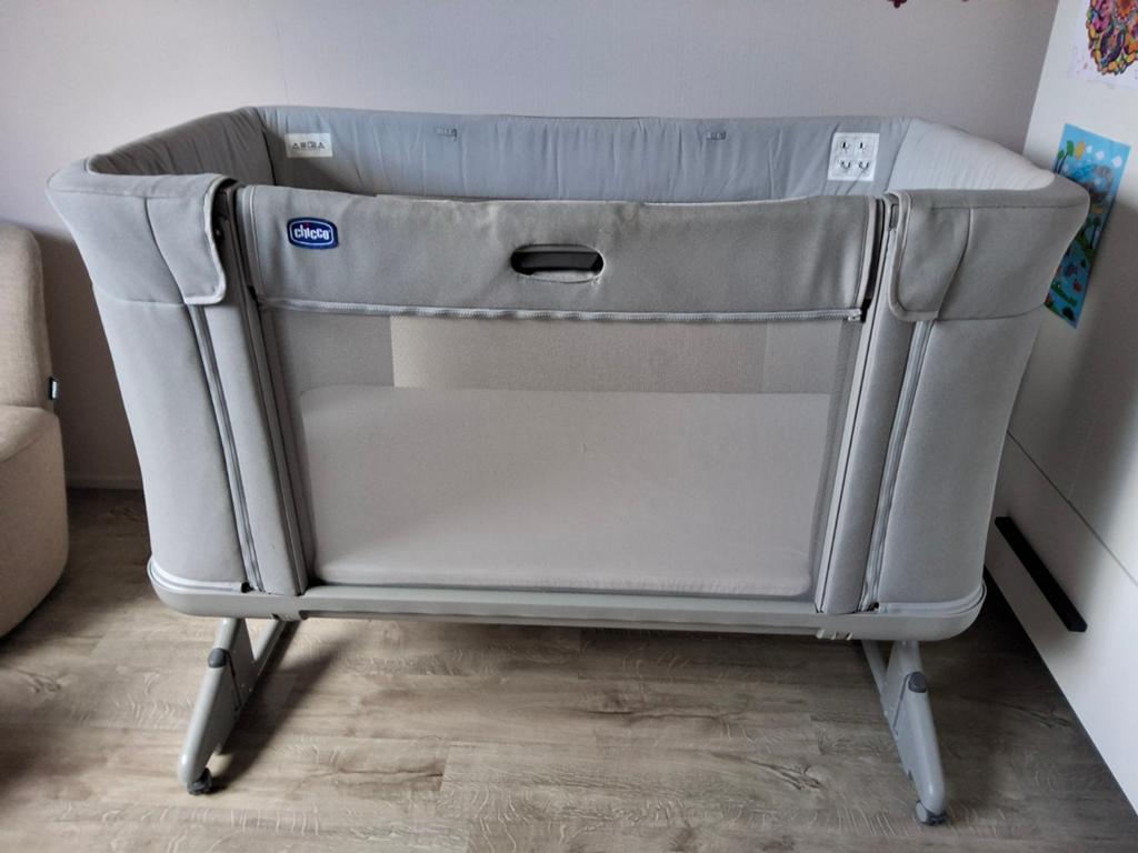Chicco Next2Me Forever Co-sleeper/Ledikant 120x60, Ophalen, Zo goed als nieuw, Ledikant