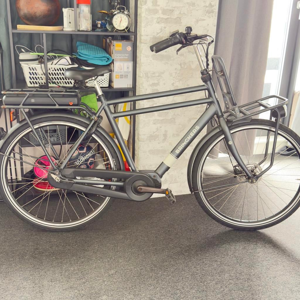 BRINCKERS BAXTER 2022 MIDDENMOTOR ELEKTRISCHE TRANSPORT BIKE, 55 tot 59 cm, Ophalen, Zo goed als nieuw, Brinckers