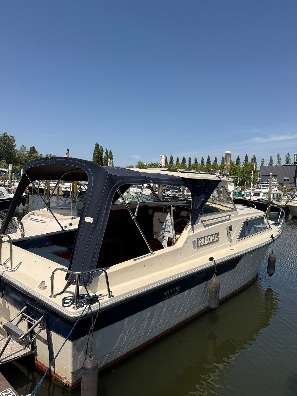 Super nette marco 810 Polyester Kajuit Kruiser, Watersport en Boten, Gebruikt, Binnenboordmotor, Kruiser, Polaris