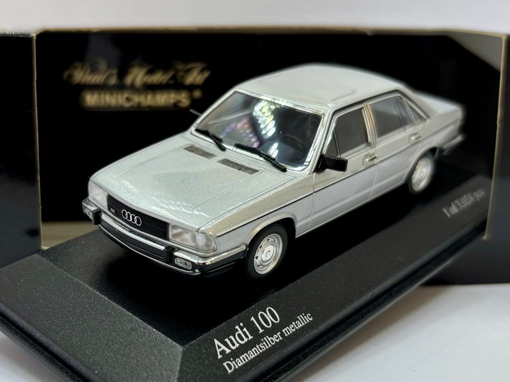 1:43  Audi 100 GL 1979  - ZELDZAAM !, Ophalen of Verzenden, Zo goed als nieuw, Auto, MiniChamps