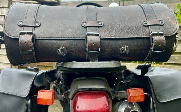 Leren zijtassen roltas drybag universeel HD Fatboy 25 euro, Ophalen of Verzenden, Zo goed als nieuw