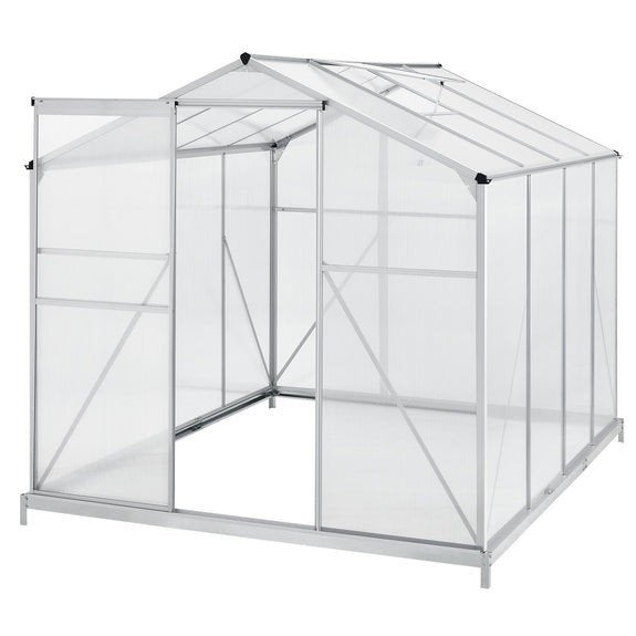 Kweekkas met nieuwe reserve polycarbonaat platen, Ophalen, Kweekkas, Aluminium, Polycarbonaat