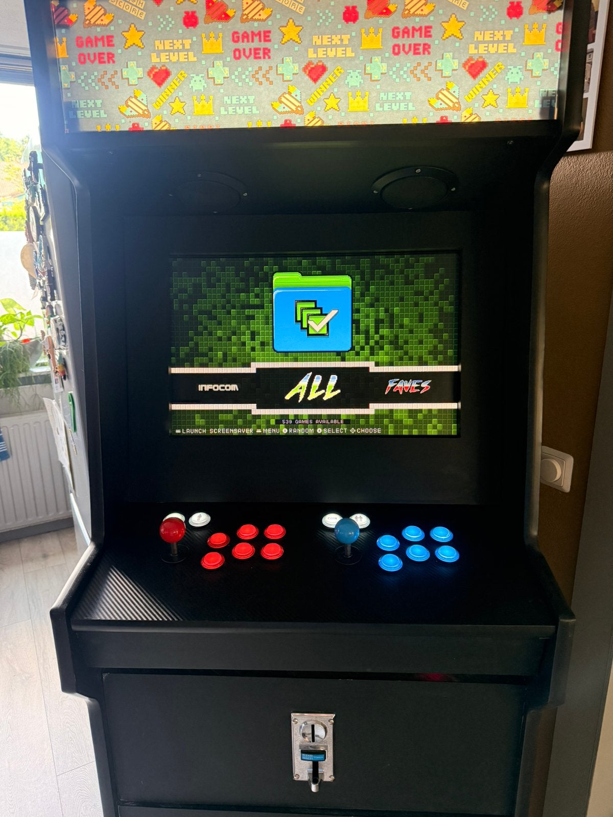 Arcade kast zelfgebouwd, Spelcomputers en Games, Spelcomputers | Overige, Ophalen, Gebruikt