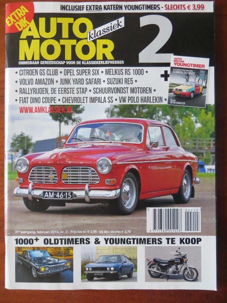 Auto Motor Klassiek 2 2015 Melkus RS 1000, Opel Super Six, Ophalen of Verzenden, Nieuw, Opel