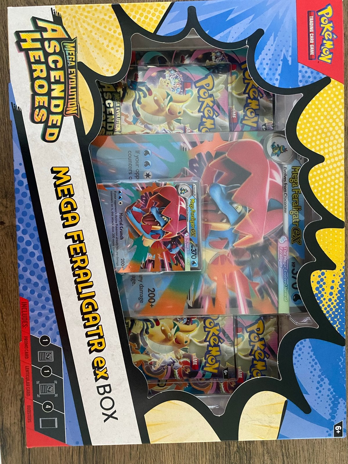 Pokémon Mega Feraligatr EX Box - Ascended Heroes, Hobby en Vrije tijd, Verzamelkaartspellen | Pokémon, Ophalen of Verzenden, Nieuw
