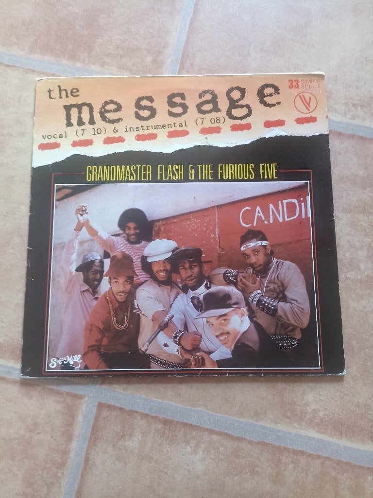 12'' Grandmaster Flash - The message, Ophalen of Verzenden, Gebruikt, 12 inch